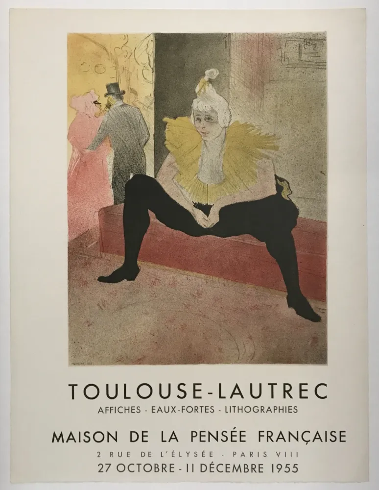 Lithografie Toulouse-Lautrec - Maison de la Pensée Francaise