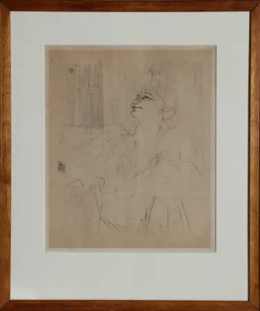 Lithografie Toulouse-Lautrec - Yvette Guilbert - Menilmontant
