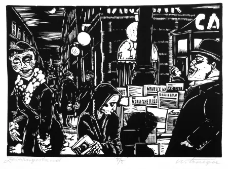 Linosnede Traeger - Wien 1932 (Vienna 1932)