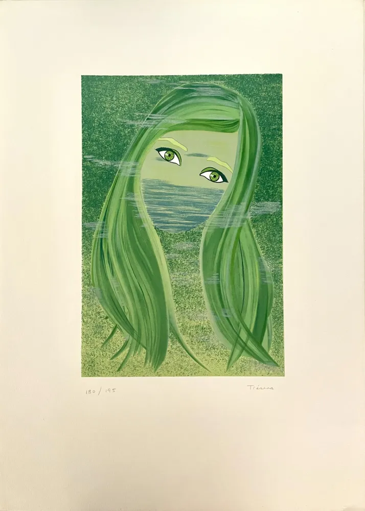 Lithografie Tréanna - La Femme en Vert