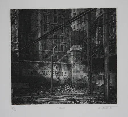 Gravure Trignac - L'arrivée