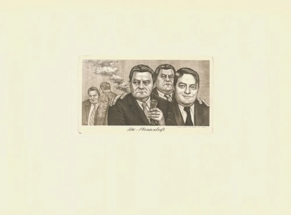 Ets En Aquatint Tripp - Die Mannschaft