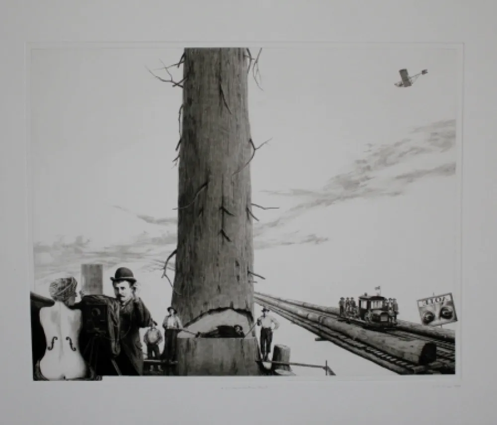 Ets En Aquatint Tripp - Kinsey Meets Man Ray