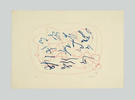 Lithografie Turcato - Composizione