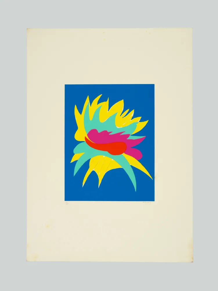 Lithografie Turcato - Composizione