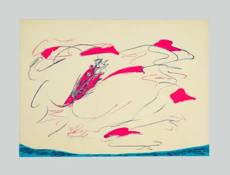 Lithografie Turcato - Composizione