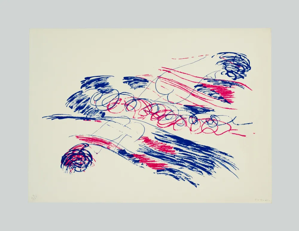 Lithografie Turcato - Composizione