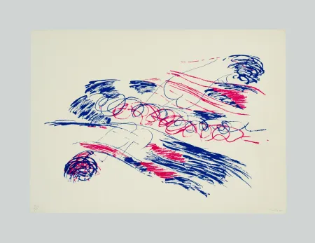 Lithografie Turcato - Composizione