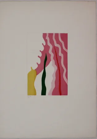 Ets En Aquatint Turcato - L'absente