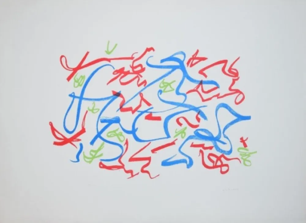 Lithografie Turcato - Senza titolo