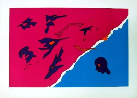 Lithografie Turcato - Senza titolo