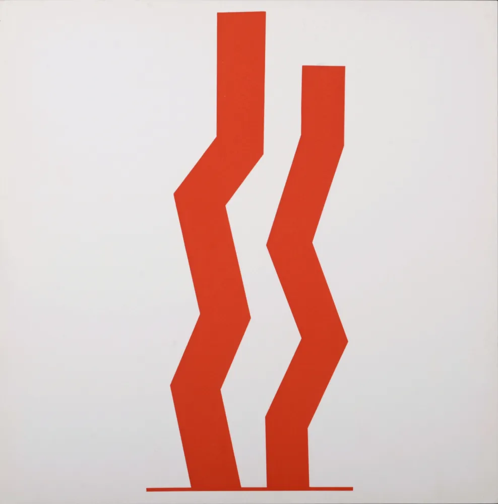 Zeefdruk Turnbull - Double Red, 1967 - Very scarce!