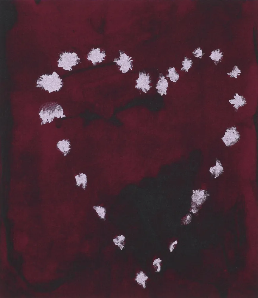 Zeefdruk Tuymans - Heart