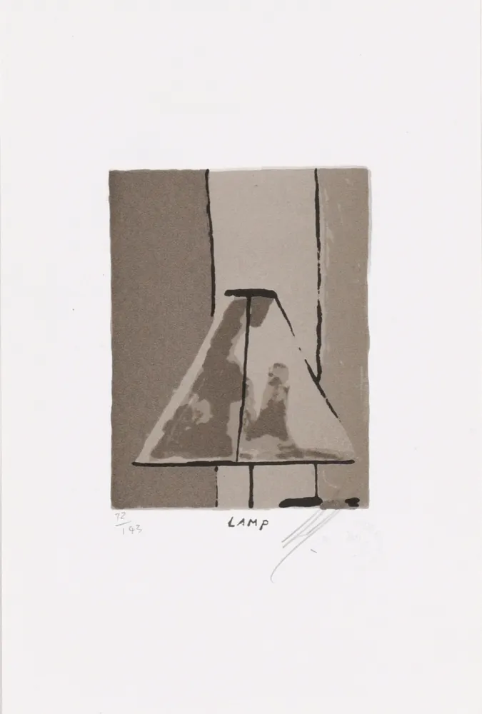 Lithografie Tuymans - Lamp