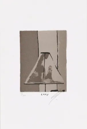 Lithografie Tuymans - Lamp