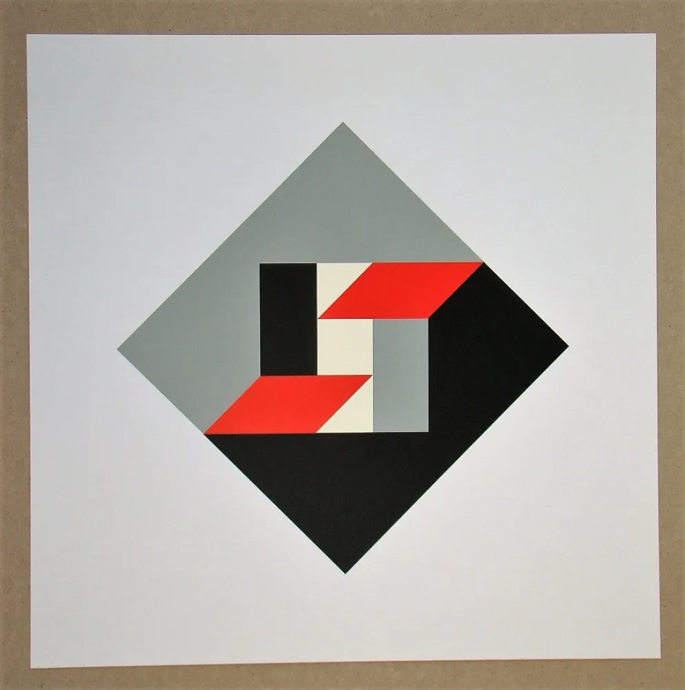 Zeefdruk Twardzik - Konkrete Komposition