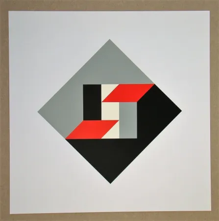 Zeefdruk Twardzik - Konkrete Komposition