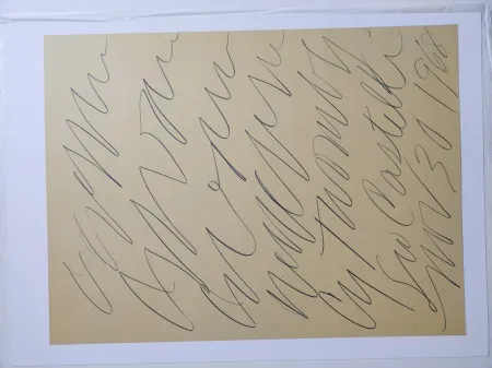 Lithografie Twombly - 