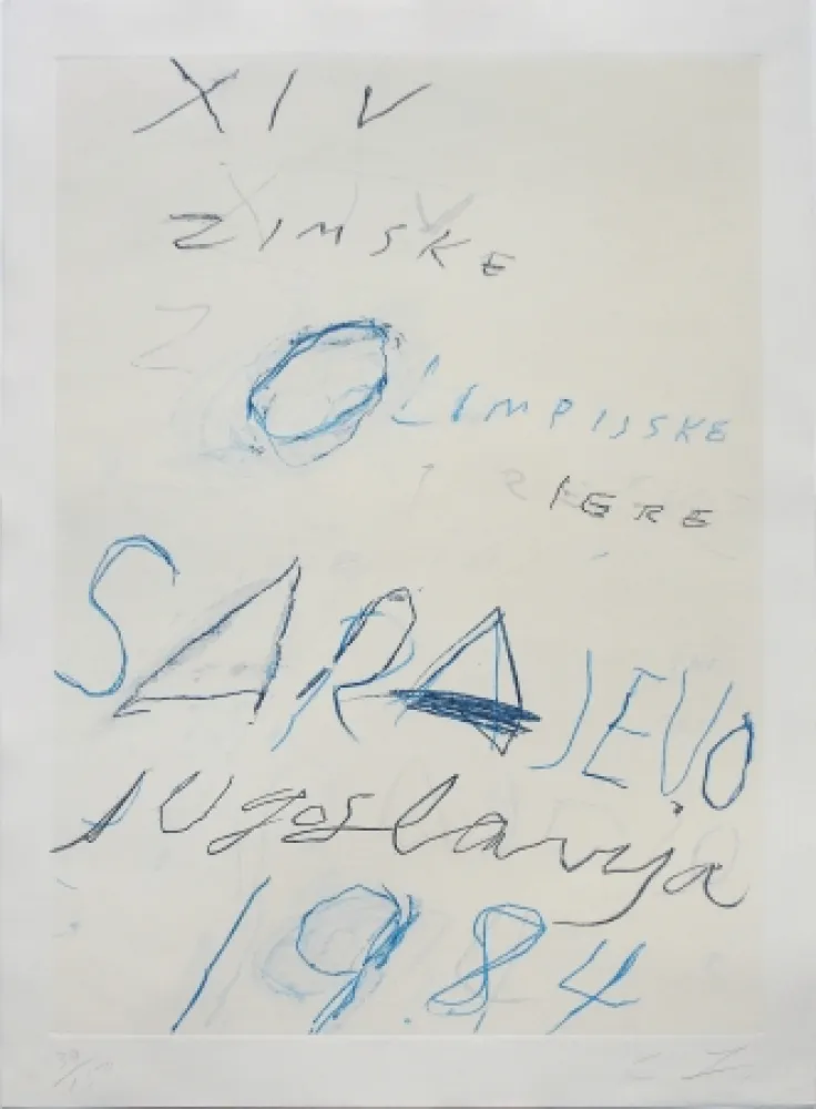 Lithografie Twombly - Untitled