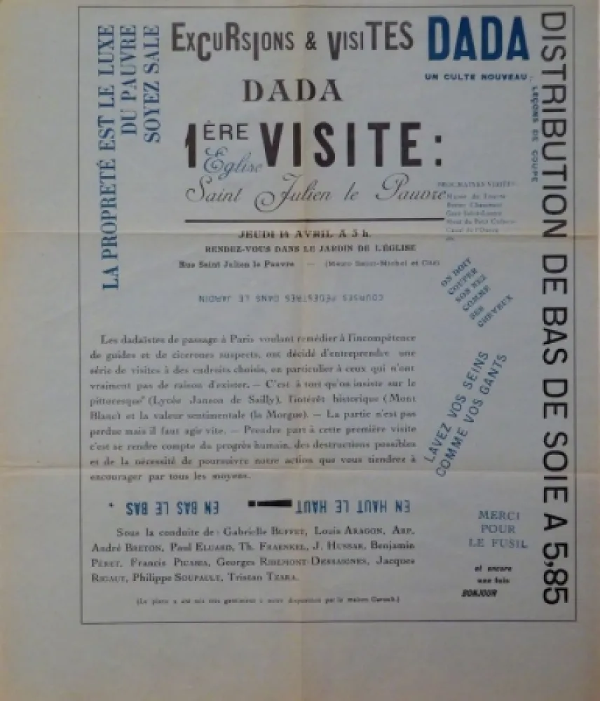 Geen Techniek Tzara - Excursions & visites Dada