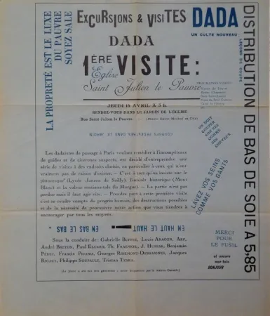 Geen Techniek Tzara - Excursions & visites Dada