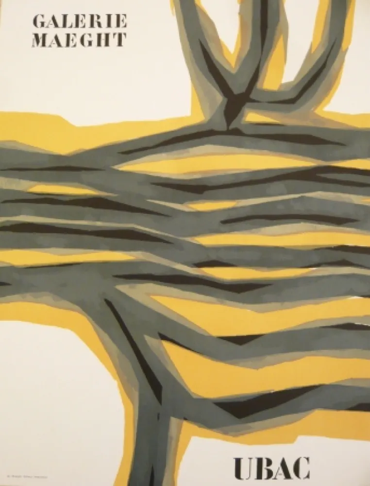 Poster Ubac - Affiche exposition galerie Maeght