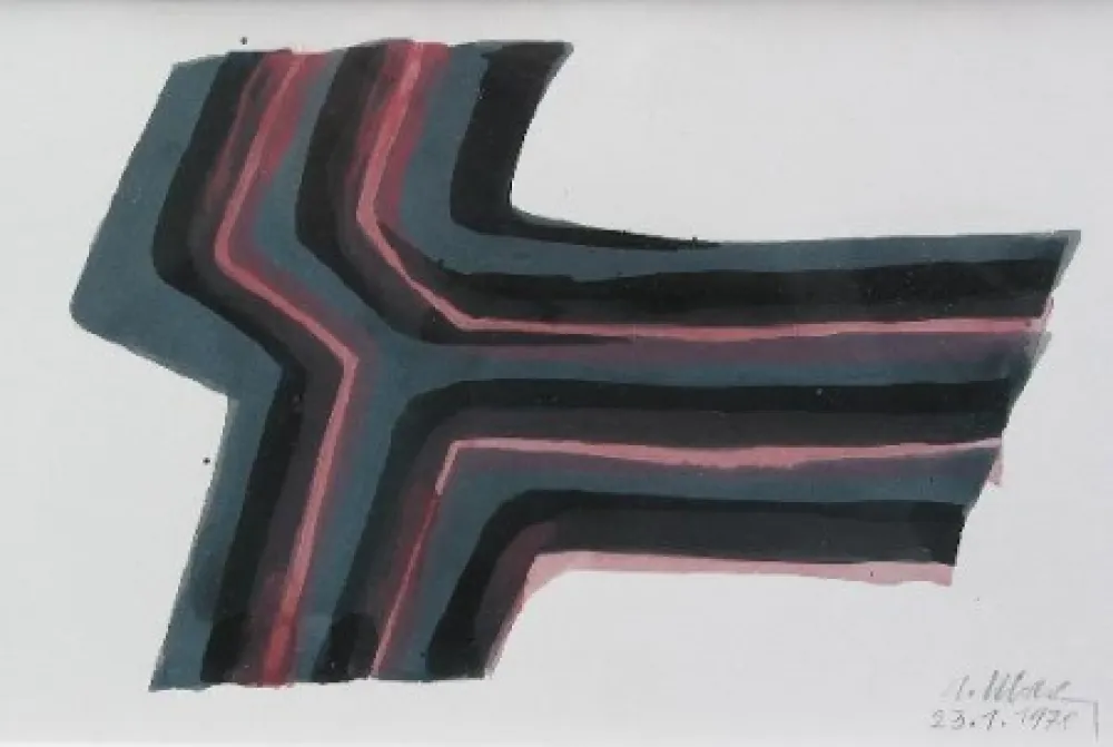 Geen Techniek Ubac - Composition abstraite 2