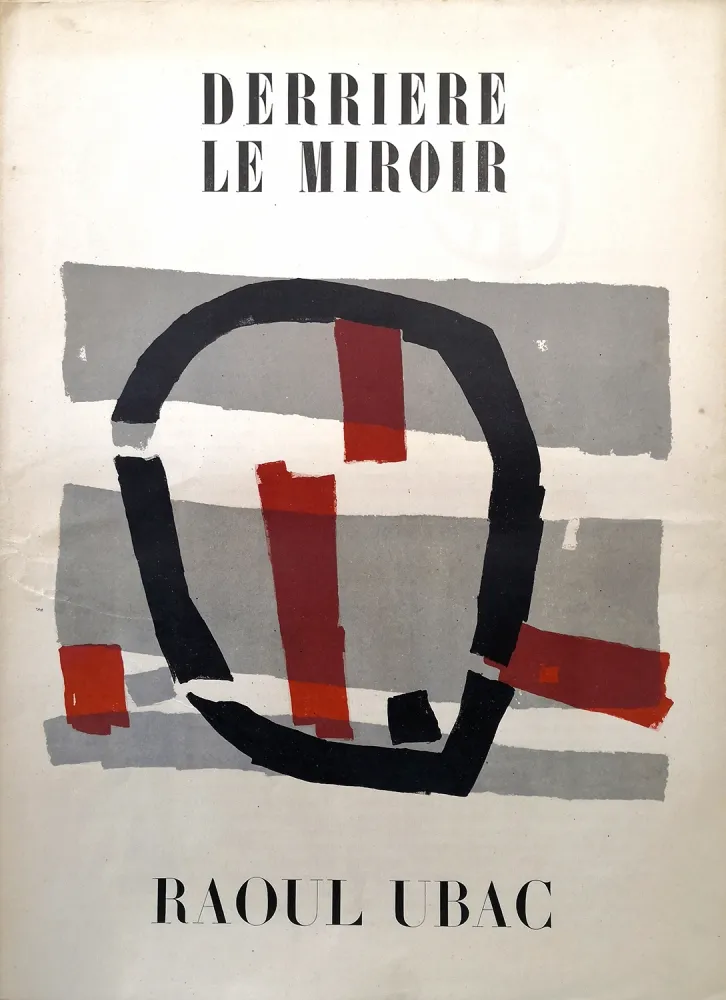 Geïllustreerd Boek Ubac - Derrière le Miroir n. 34. Texte d'André Frénaud