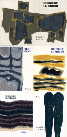 Geïllustreerd Boek Ubac - DERRIÈRE LE MIROIR. UBAC. Collection complète des 9 volumes de la revue consacrés à Raoul Ubac (de 1950 à 1982).