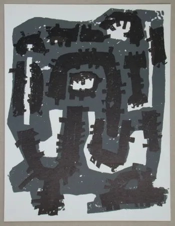 Lithografie Ubac - Gravure sur ardoise pour XXe Siècle