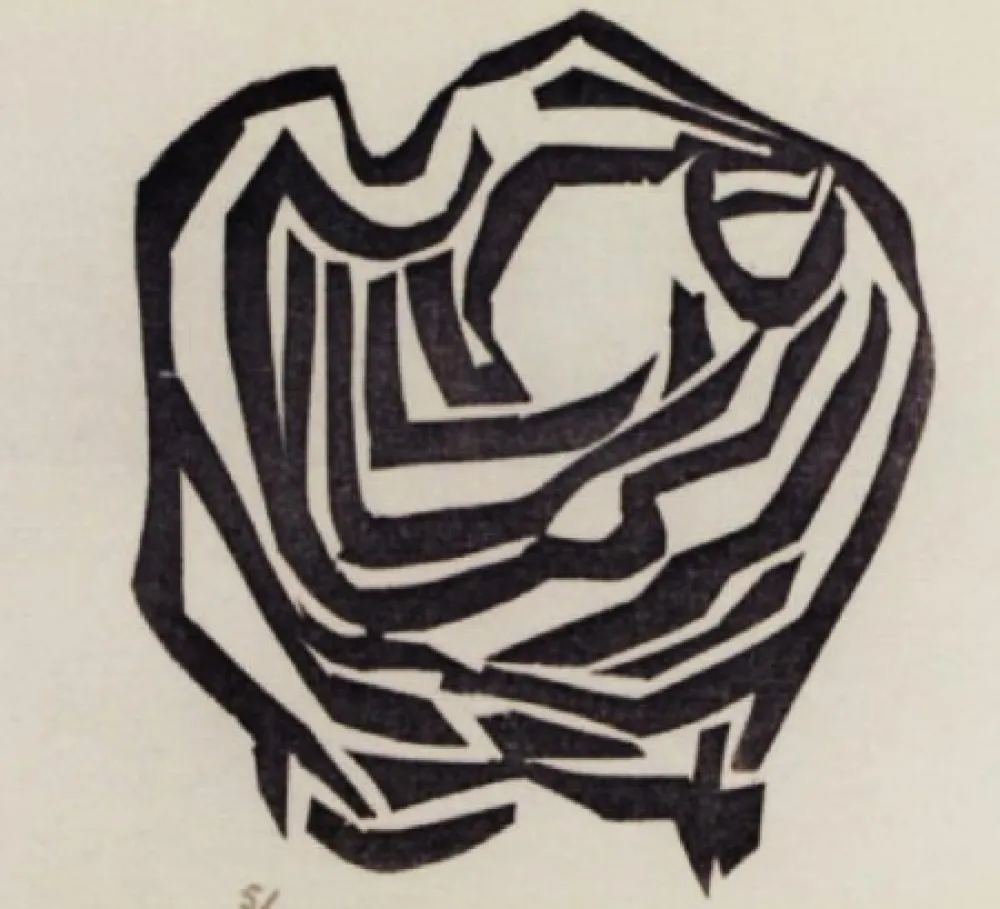 Houtsnede Ubac - Mines de Rien, Petits Délires