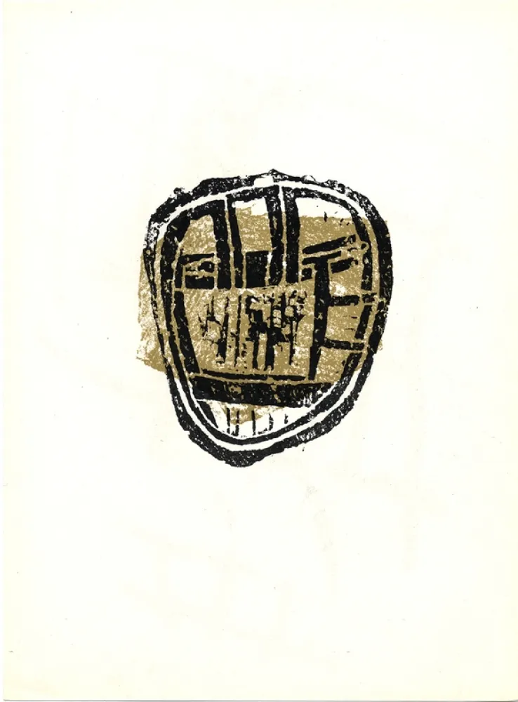 Lithografie Ubac - Old man's poems