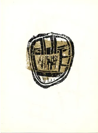 Lithografie Ubac - Old man's poems