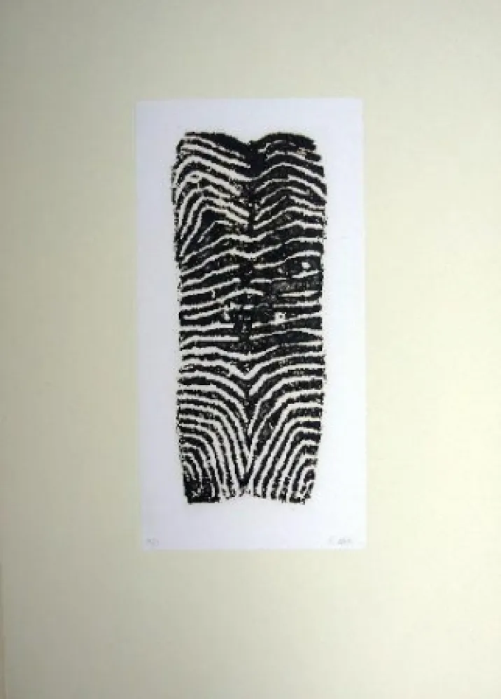 Ets En Aquatint Ubac - Planche de la suite proximité du murmure 