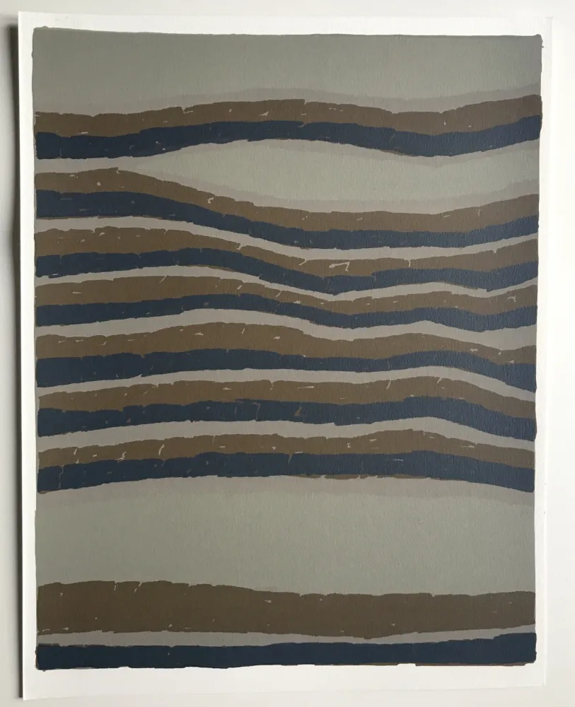 Lithografie Ubac - Routes (La terre III)