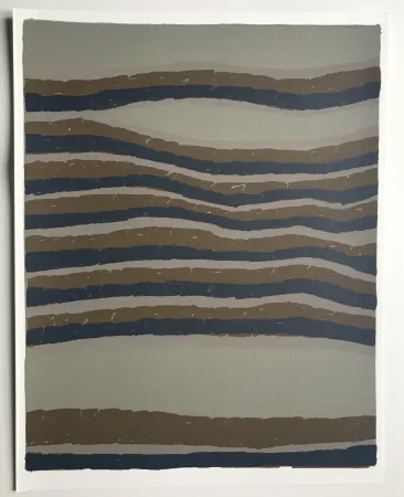 Lithografie Ubac - Routes (La terre III)