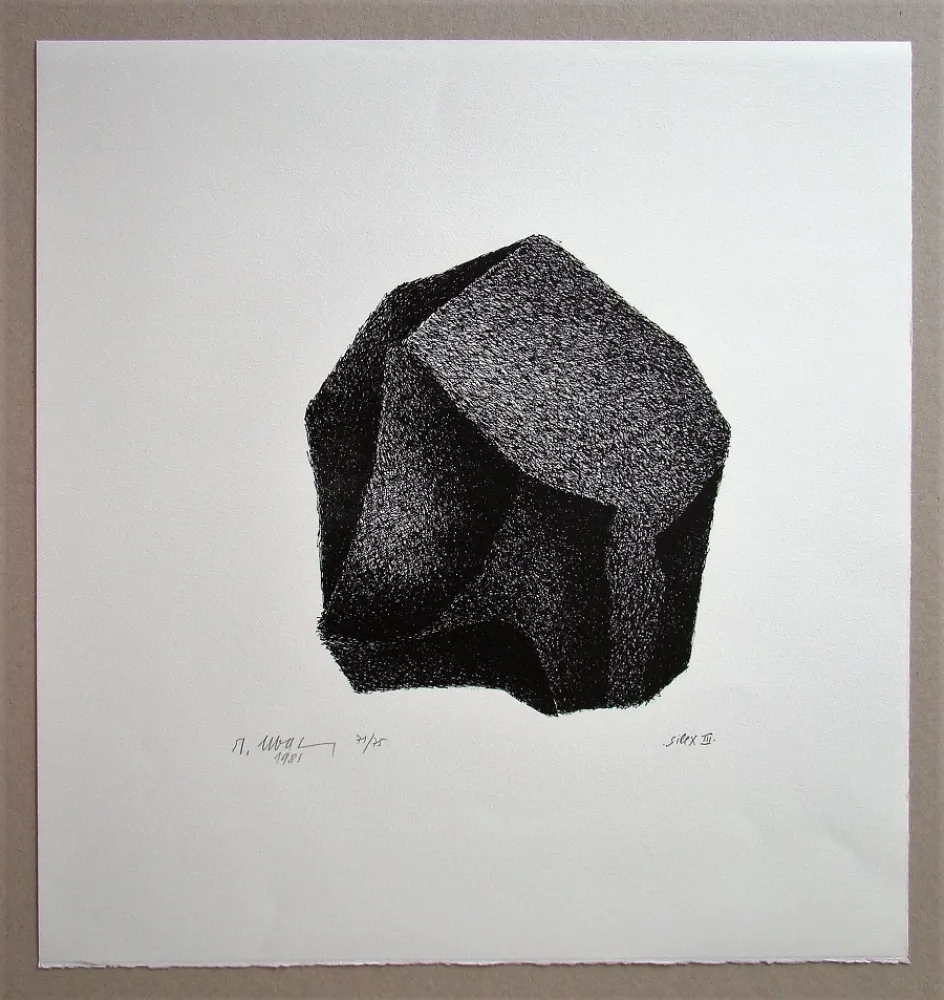 Lithografie Ubac - Silex III.