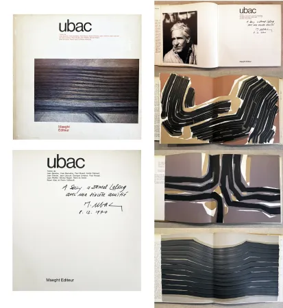 Geïllustreerd Boek Ubac - UBAC. Monographie dédicacée par l'artiste (Maeght 1970)