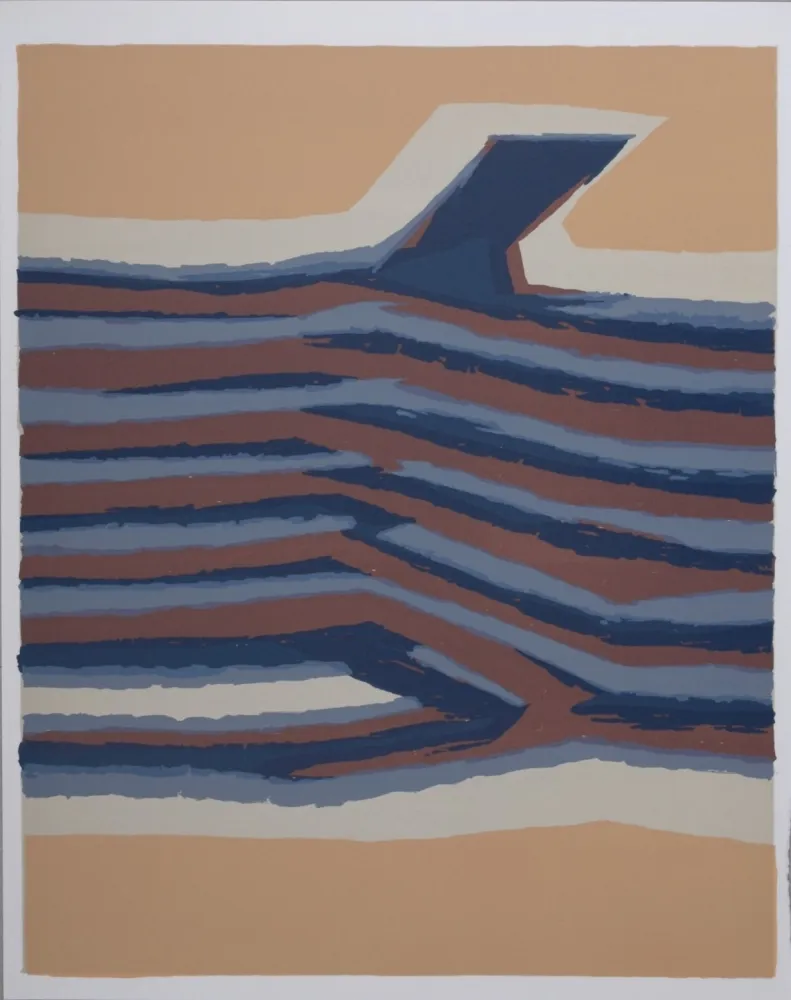 Lithografie Ubac - Voies ferrées