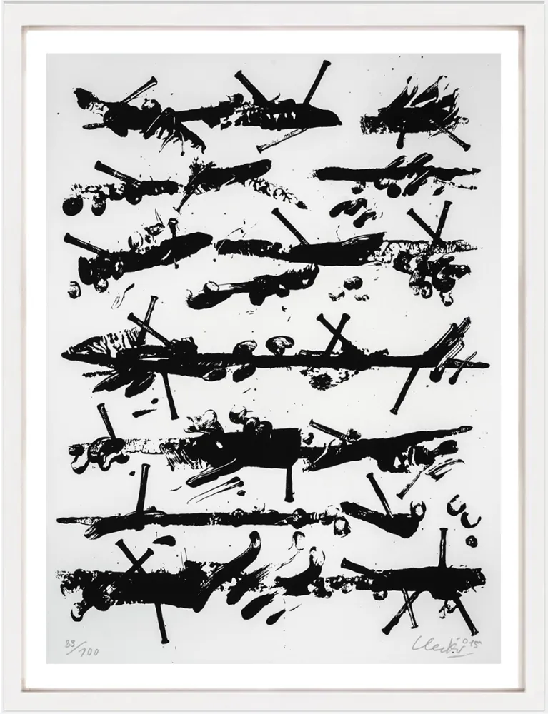 Geen Techniek Uecker - Friedensgebote, 2015