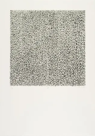 Lithografie Uecker - Manuelle Struktuur. No VIII