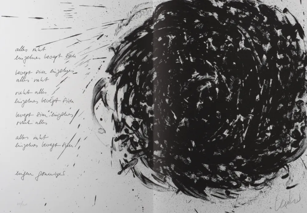 Lithografie Uecker - Spirale, 1987 - Hand-signed