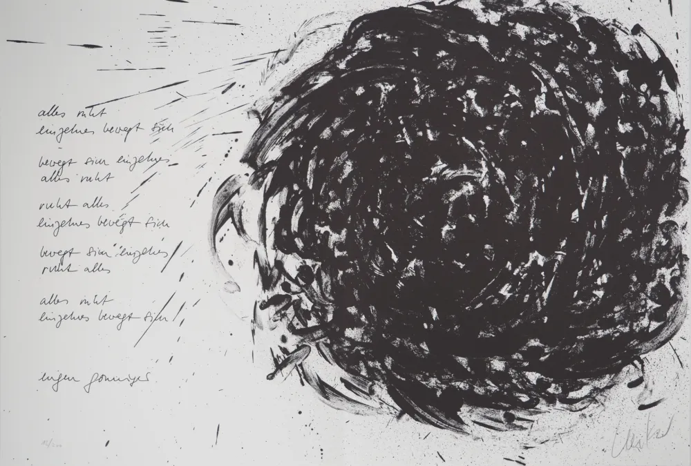 Lithografie Uecker - Tourbillon 