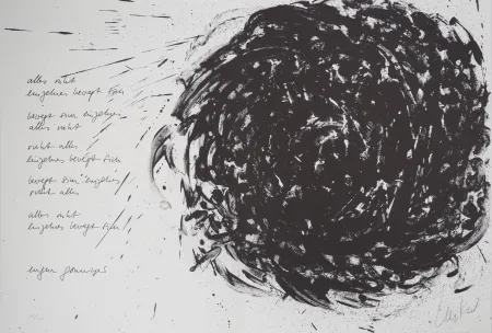 Lithografie Uecker - Tourbillon 