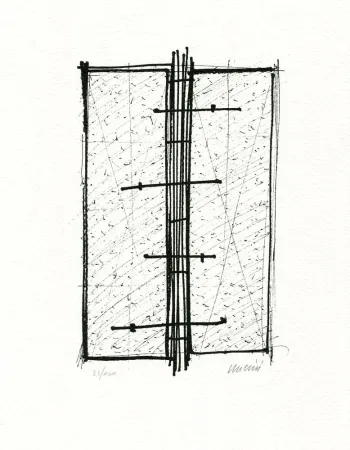 Lithografie Uncini - Senza titolo