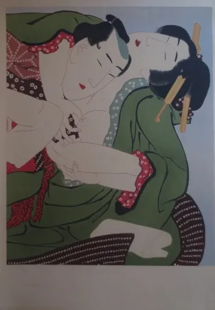 Lithografie Utamaro - Sans titre