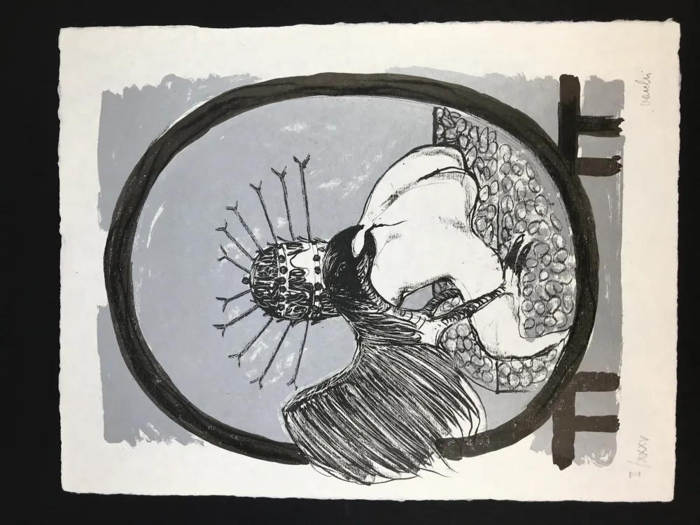 Lithografie Vacchi - Studio per la Celebrazione di Michelangelo