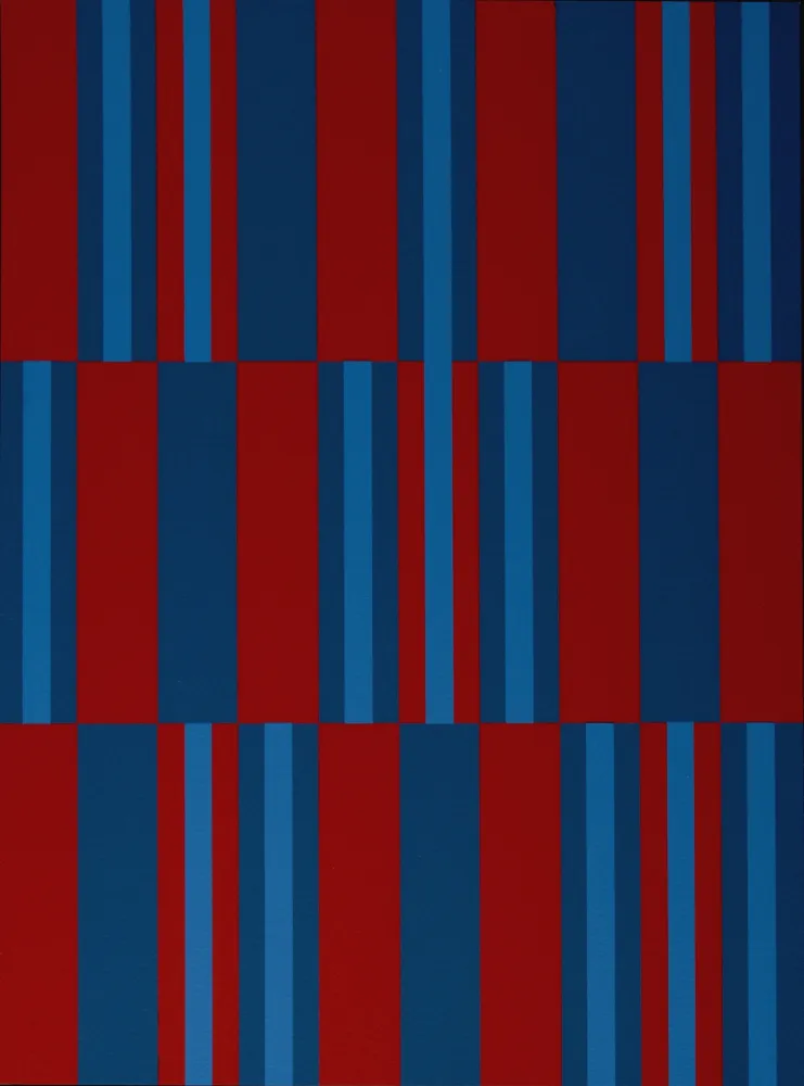 Zeefdruk Vacossin - Composition #I, 1989