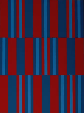 Zeefdruk Vacossin - Composition #I, 1989