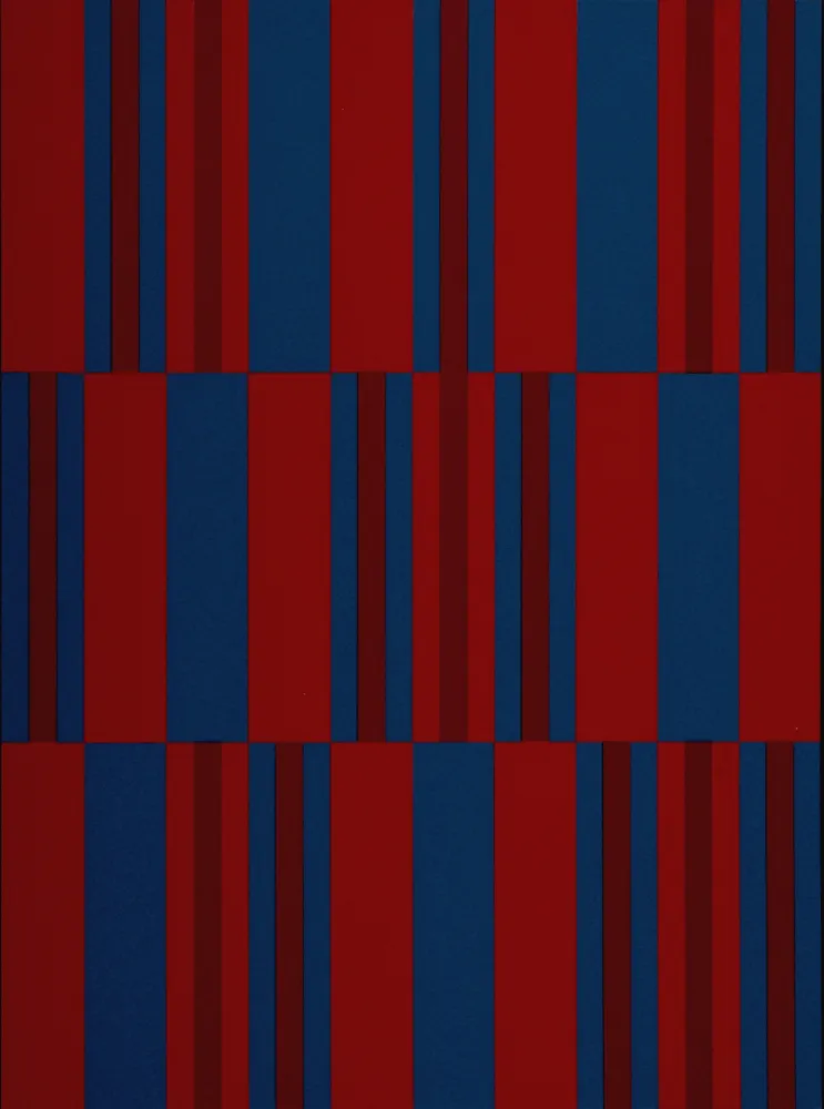 Zeefdruk Vacossin - Composition #II, 1989